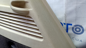 Right arch trim Lincoln MKC 15 - beige, with dark gray, scratches, needs cleaning