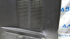 Right arch trim Toyota Sequoia 08-19 black, with beige insert, scratches, with cigarette lighter