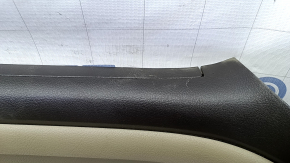 Right arch trim Toyota Sequoia 08-19 black, with beige insert, scratches, with cigarette lighter
