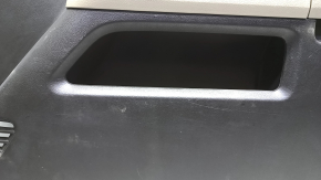 Right arch trim Toyota Sequoia 08-19 black, with beige insert, scratches, with cigarette lighter