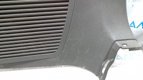 Right arch trim Toyota Sienna 11-14 gray with beige, without curtain, rubbed, scratches, whitened plastic, with cigarette lighter