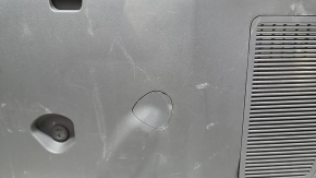 Right arch trim Toyota Sienna 11-14 gray with beige, without curtain, rubbed, scratches, whitened plastic, with cigarette lighter