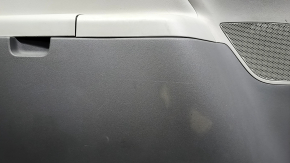 Left arch trim Toyota Sienna 11-14 dark gray, with gray insert, with curtain, scratches, unsoldered fasteners, broken fastener