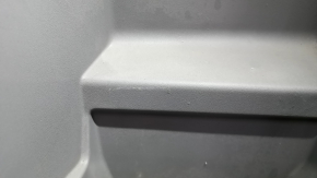 Left arch trim Toyota Sienna 11-14 dark gray, with gray insert, with curtain, scratches, unsoldered fasteners, broken fastener