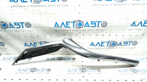 Right radiator grille molding Mazda CX-30 20- chrome, sand