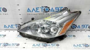 Headlight front left Toyota Prius V 12-14 complete prerest LED, melted, missing fragment, sand, scratches
