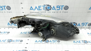 Headlight front left Toyota Prius V 12-14 complete prerest LED, melted, missing fragment, sand, scratches