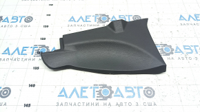 Center console trim front left Toyota Prius V 12-14 dark gray