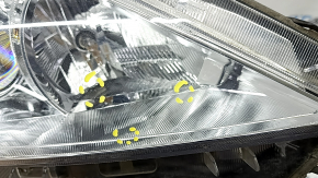 Headlight front right Toyota Prius V 12-14 complete prerest LED, sand, scratches