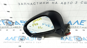Side mirror left Toyota Prius V 12-17 5 pins, black, scratch