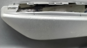 Door trim cardfront right Toyota Prius V 12-17 leather dark gray under JBL speakers, scratches
