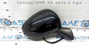 Side mirror right Toyota Prius V 12-17 5 pins, black, scratches