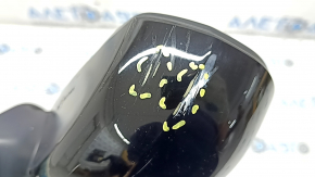 Side mirror right Toyota Prius V 12-17 5 pins, black, scratches