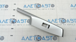 Rear right door window lifter control trim Toyota Prius V 12-17 gray, scratches