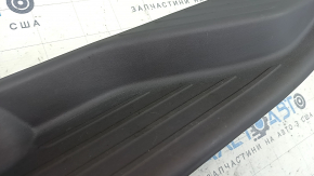 Door sill trim rear left inner Toyota Prius V 12-14 dark gray, scratches