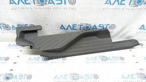 Door sill trim rear right inner Toyota Prius V 12-14 dark gray, scratches