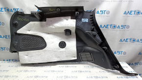 Right arch trim Dodge Journey 11-20 under 3 rows of seats, black, deep scratches