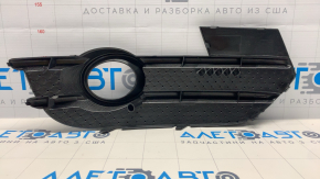 Front bumper grille left Audi Q3 8U 16-17 for solid bumper for fog lights
