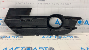 Front bumper grille right Audi Q3 8U 16-17 for solid bumper for fog lights