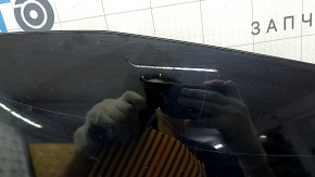 Hood bare Toyota Prius V 12-17 aluminum, black 202, pokes, sand, dried out sealant