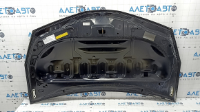 Hood bare Toyota Prius V 12-17 aluminum, black 202, pokes, sand, dried out sealant