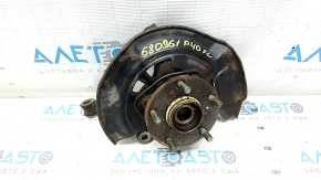 Front left hub axle Toyota Prius V 12-17 with casing, rusty, hub thread pulled