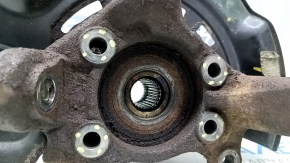 Front left hub axle Toyota Prius V 12-17 with casing, rusty, hub thread pulled
