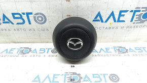 Airbag in steering wheel driver Mazda CX-30 20-21 black, type 1, rusty pyropatron