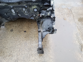 Front left quarter Toyota Prius V 12-17 on the body, black