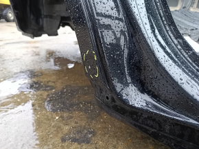 Quarter wing rear right Toyota Prius V 12-17 on the body, black, dents, bumps