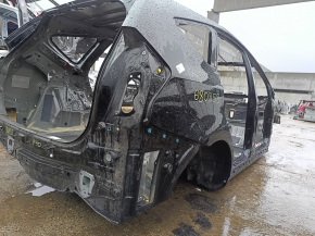 Quarter wing rear right Toyota Prius V 12-17 on the body, black, dents, bumps