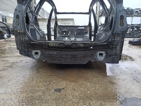 Rear panel Toyota Prius V 12-17 on the body, black