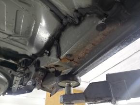 Quarter wing rear left Toyota Prius V 12-17 on the body, black, dents, bumps
