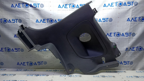 Right wing arch trim Fiat 500 12-13 black, scratches
