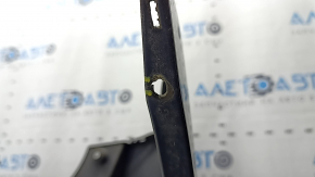 Rear bumper bare Toyota Prius V 12-17 without lip, black, pressed, scratches, crack in fastening