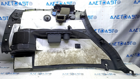 Right arch trim Kia Sorento 10-15 black, scratches, with cigarette lighter, with air duct