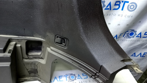 Right arch trim Hyundai Santa FE Sport 13-14 dark brown, worn, crack, scratches, with cigarette lighter