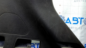 Right arch trim Hyundai Santa FE Sport 13-14 dark brown, worn, crack, scratches, with cigarette lighter
