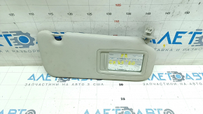 Right visor Mazda CX-30 20- without hatch, gray, without hook, for cleaning