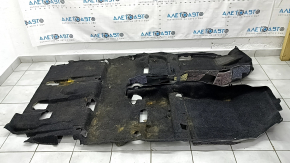 Floor covering Toyota Prius V 12-17 black, for dry cleaning
