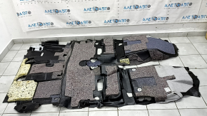 Floor covering Toyota Prius V 12-17 black, for dry cleaning