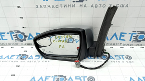 Side mirror left Ford C-max MK2 13-18 7 pins, turn signal, heated, backlight, silver