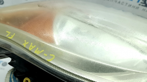 Headlight front left bare Ford C-max MK2 13-16 prerest, halogen, sand, cobweb, for polishing