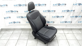 Passenger seat Toyota Prius V 12-17 without airbag, leather dark gray