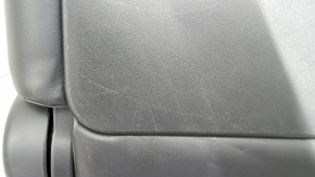Rear row of seats 2nd row left Toyota Prius V 12-17 dark gray leather, scratches on the back