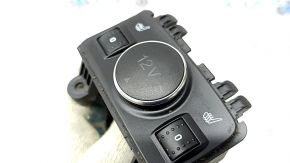 Ford C-max MK2 13-18 Heated Seat Control Buttons with Cigarette Lighter, Worn