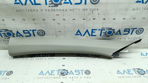Front pillar trim upper left Mazda CX-30 20- gray, dented plastic, scratch