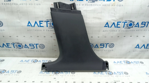 Center pillar trim lower left Mazda CX-30 20- black, scratches