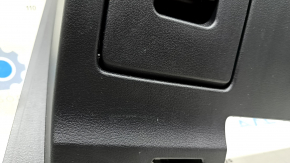 Mazda CX-30 20-21 driver knee pad black, with silver molding, scratches