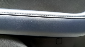 Door trim card rear left Mazda CX-30 20- black, insert black cloth, armrest leather dark blue, scratches